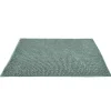 Tapis de salle de bain chenille vert 80x50 cm