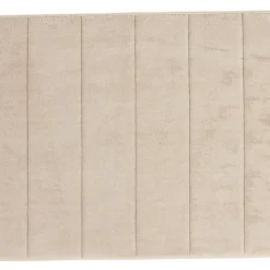 Tapis de salle de bain taupe à mémoire de forme