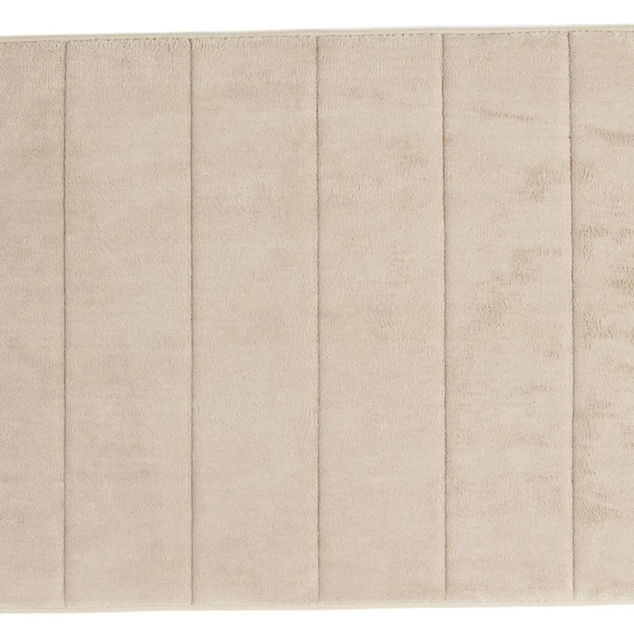 Tapis de salle de bain taupe à mémoire de forme