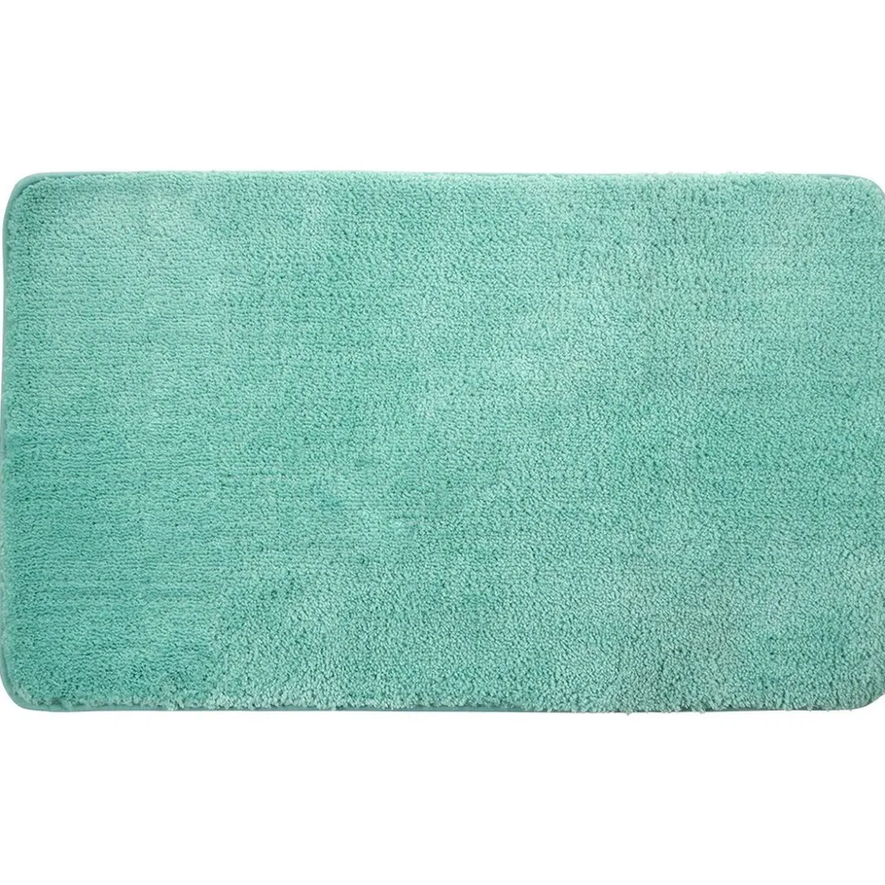 Tapis de salle de bain uni bleu 45x75 cm