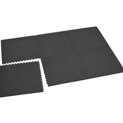 Tapis de sol multiusage noir x6