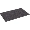Tapis d'entrée antidérapant gris 75x45 cm