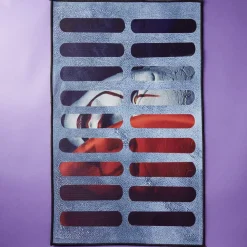 Tapis d'entrée clown enfermé Halloween