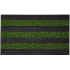 Tapis d'entrée grattant noir gris ou noir vert