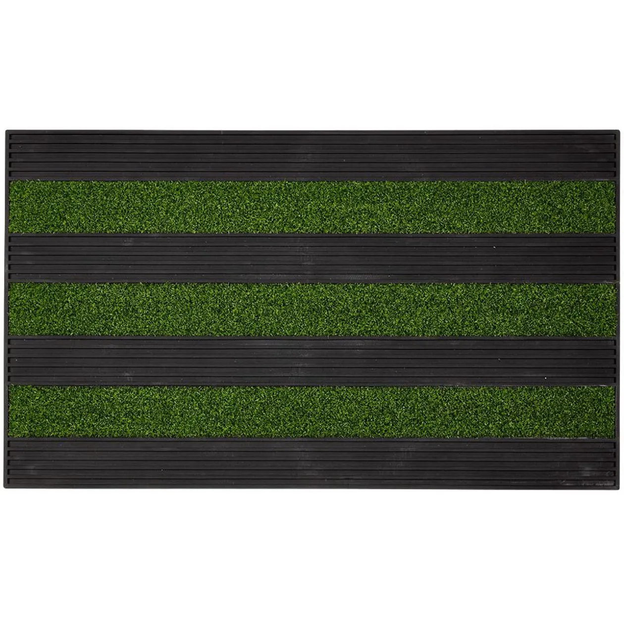 Tapis d'entrée grattant noir gris ou noir vert