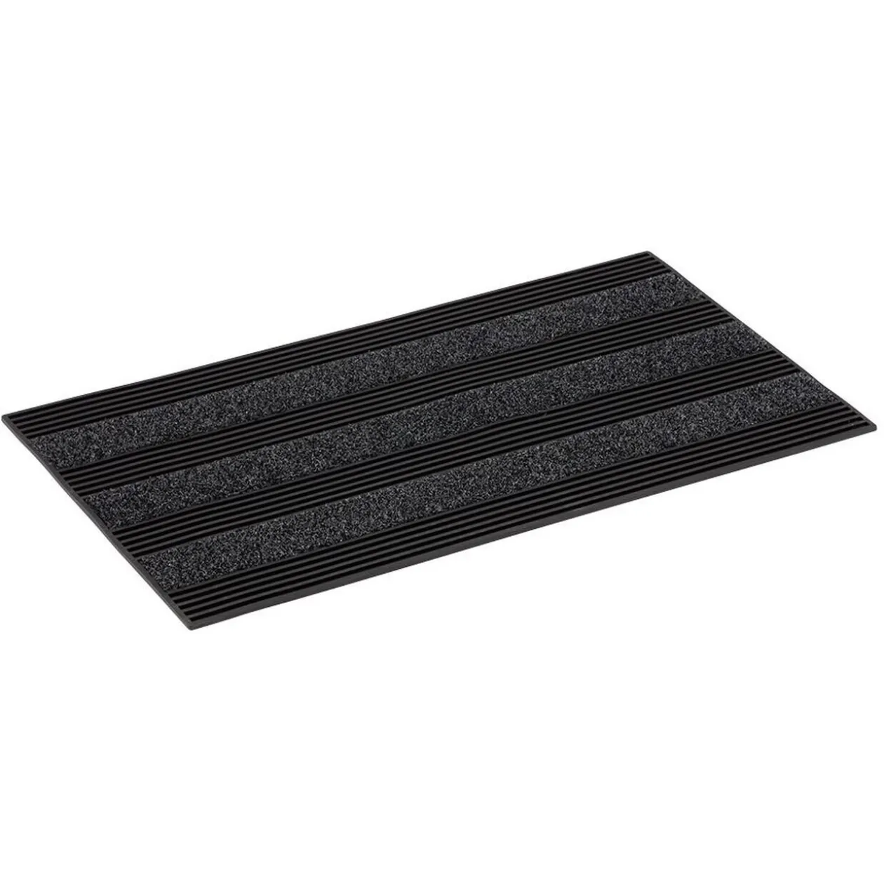Tapis d'entrée grattant noir gris ou noir vert