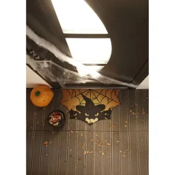 Tapis d'entrée Halloween design toile d'araignée