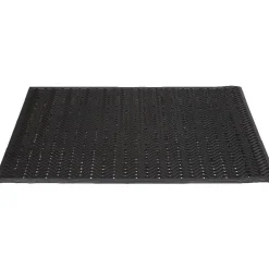 Tapis d'extérieur noir grand format