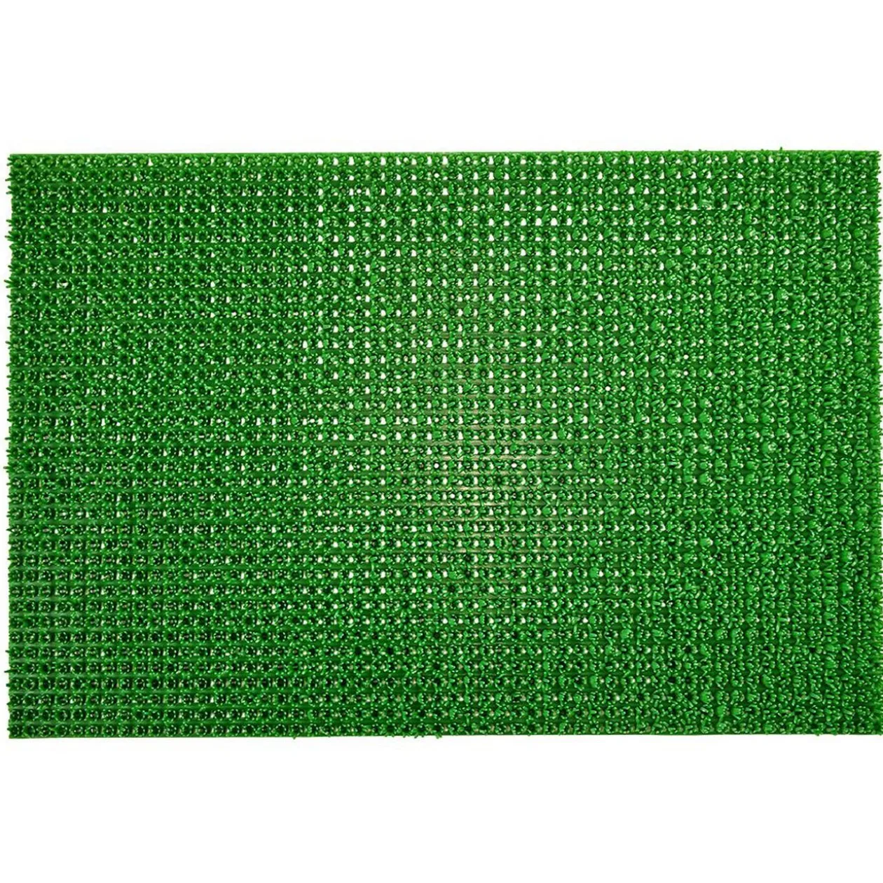 Tapis extérieur antidérapant grattant imitation gazon vert