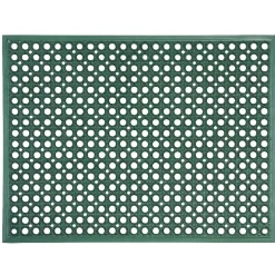 Tapis grattant antidérapant lavable vert