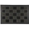 Tapis grattant damier noir et gris