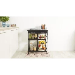 Tapis imprimé carreaux jaune pois rouge