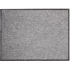 Tapis intérieur antipoussière absorbant gris et noir 80x60cm