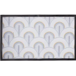 Tapis rectangulaire antipoussière antidérapant 45x75cm