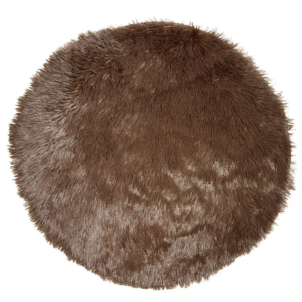 Tapis rond fausse fourrure Ø60cm