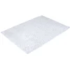 Tapis salle de bain chenille blanc