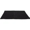 Tapis salle de bain chenille noir