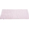 Tapis salle de bain chenille rose