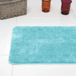 Tapis salle de bain gris