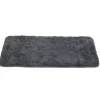 Tapis salle de bain gris