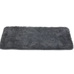 Tapis salle de bain gris