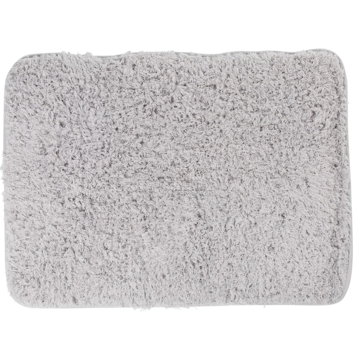 Tapis salle de bain uni gris