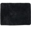 Tapis salle de bain uni noir