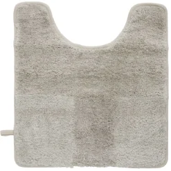 Tapis WC polyester coloris taupe