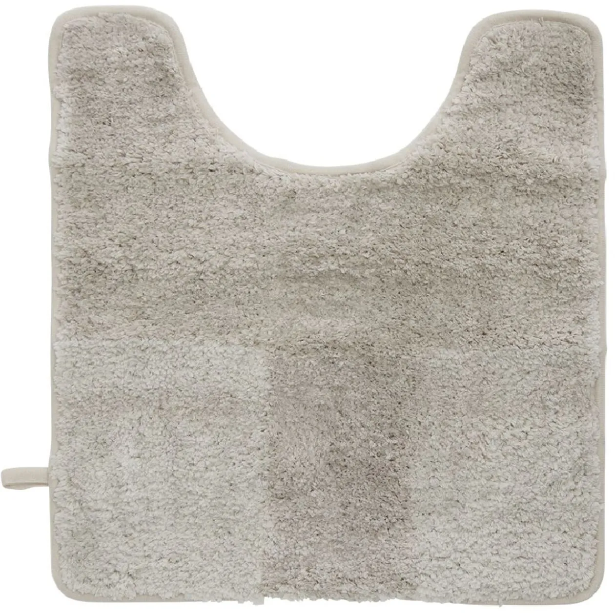 Tapis WC polyester coloris taupe