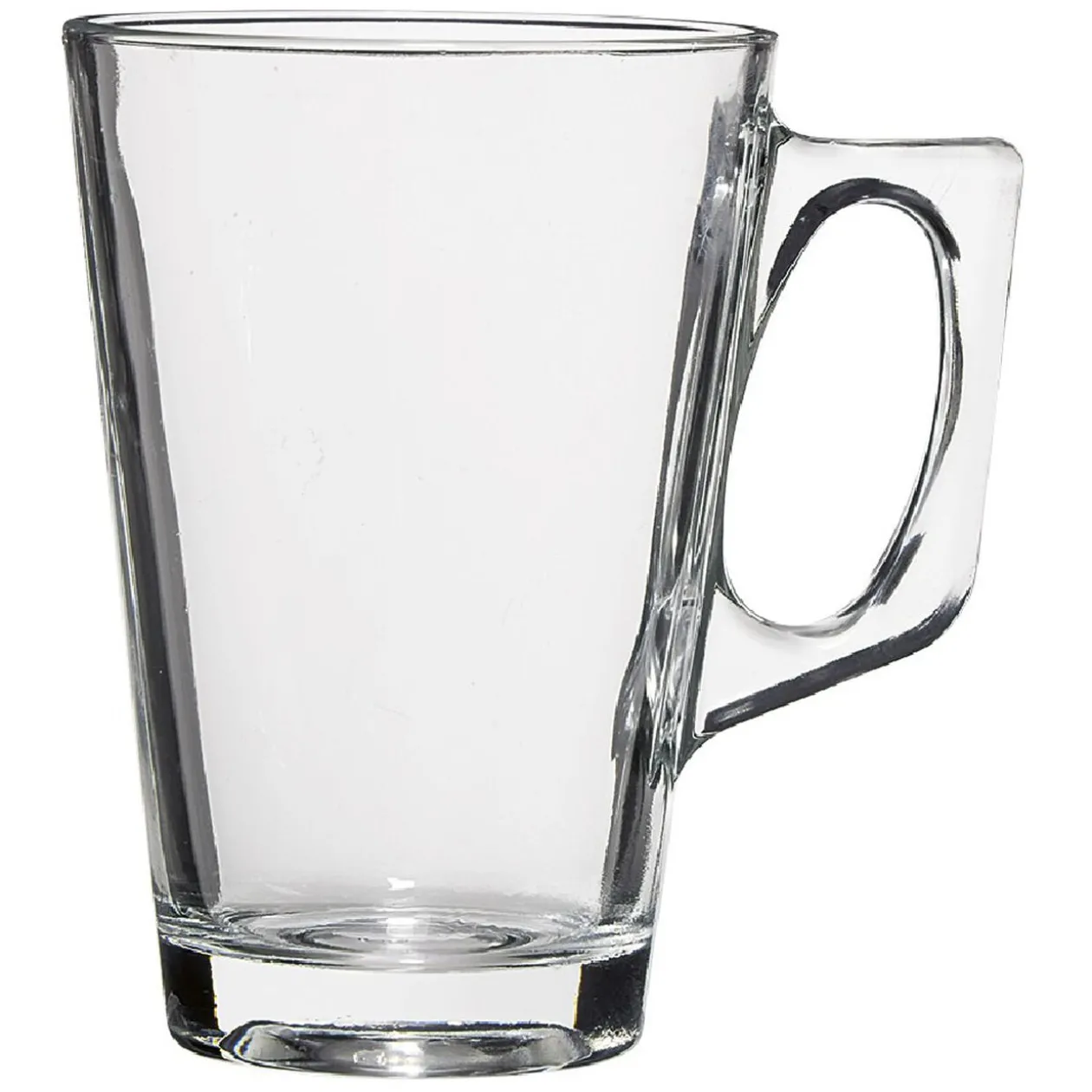 Tasse à café en verre transparent x3