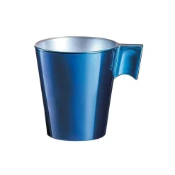 Tasse à expresso en verre trempé Luminarc flashy bleu pétrôle 8 cl
