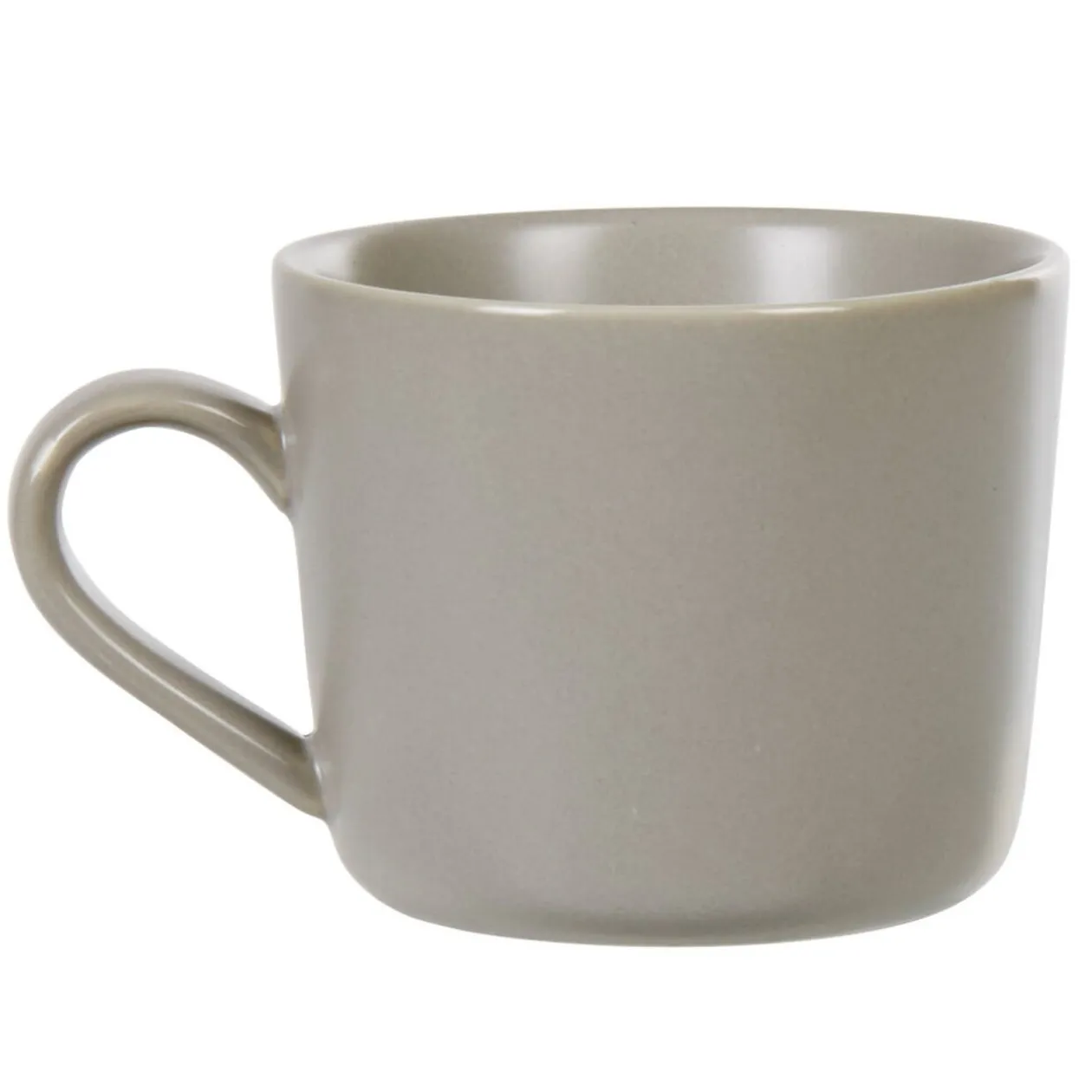 Tasse à thé ou capuccino en porcelaine gris