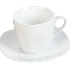 Tasse blanche porcelaine X6