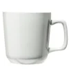 Tasse en grès carrée gris avec anse Ø9,4xH10cm 420ml
