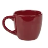 Tasse expresso faïence uni rouge 10 cl
