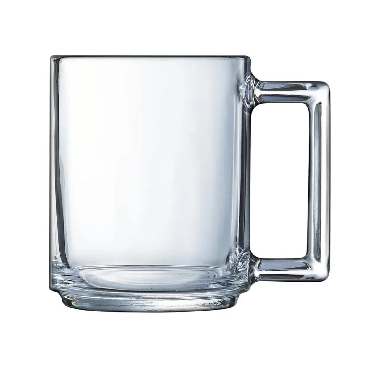Tasse transparente en verre trempé droit Luminarc 25 cl