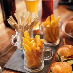 Tasse transparente en verre trempé design conserve Luminarc 25 cl