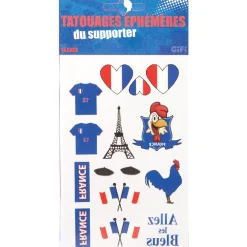 Tatoo éphémère pour supporter France