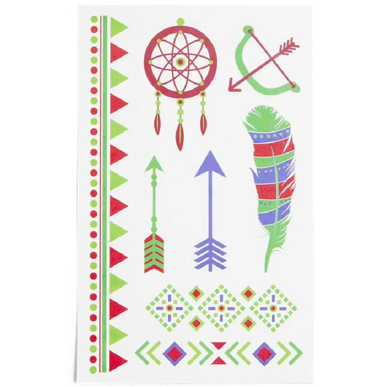 Tatouage éphémère 4 modèles