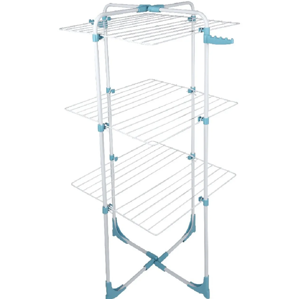 Étendoir à linge tour 18 m d'étendage avec 2 porte-cintres