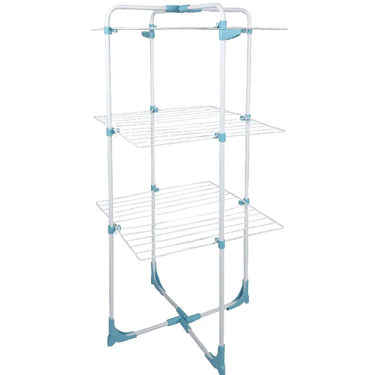 Étendoir à linge tour 18 m d'étendage avec 2 porte-cintres