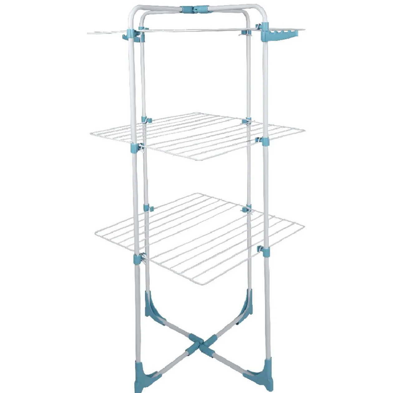 Étendoir à linge tour 18 m d'étendage avec 2 porte-cintres