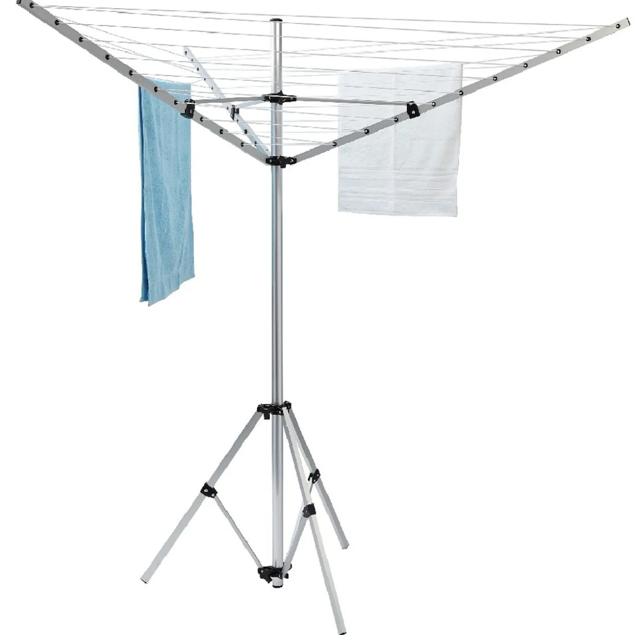 Étendoir à linge trépied séchoir parapluie 30m