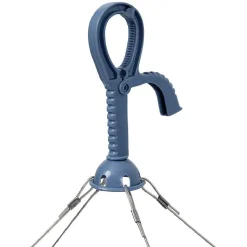 Étendoir séchoir à linge aluminium noir 46 pinces