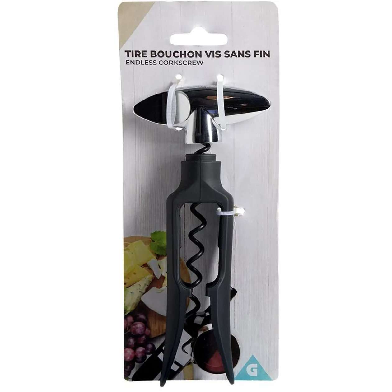 Tire bouchon vis sans fin Ø3,5cm