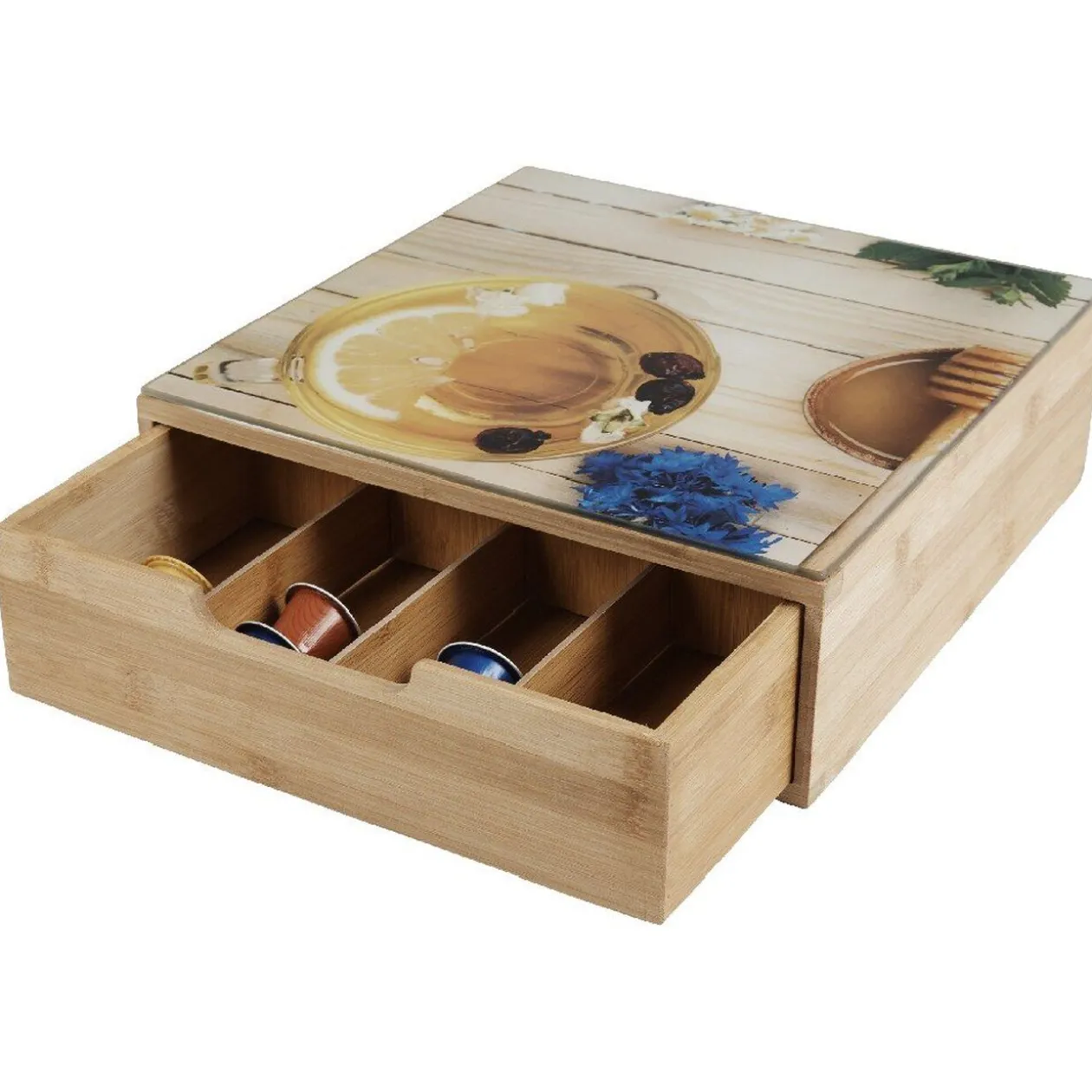 Tiroir à dosettes design thé au citron