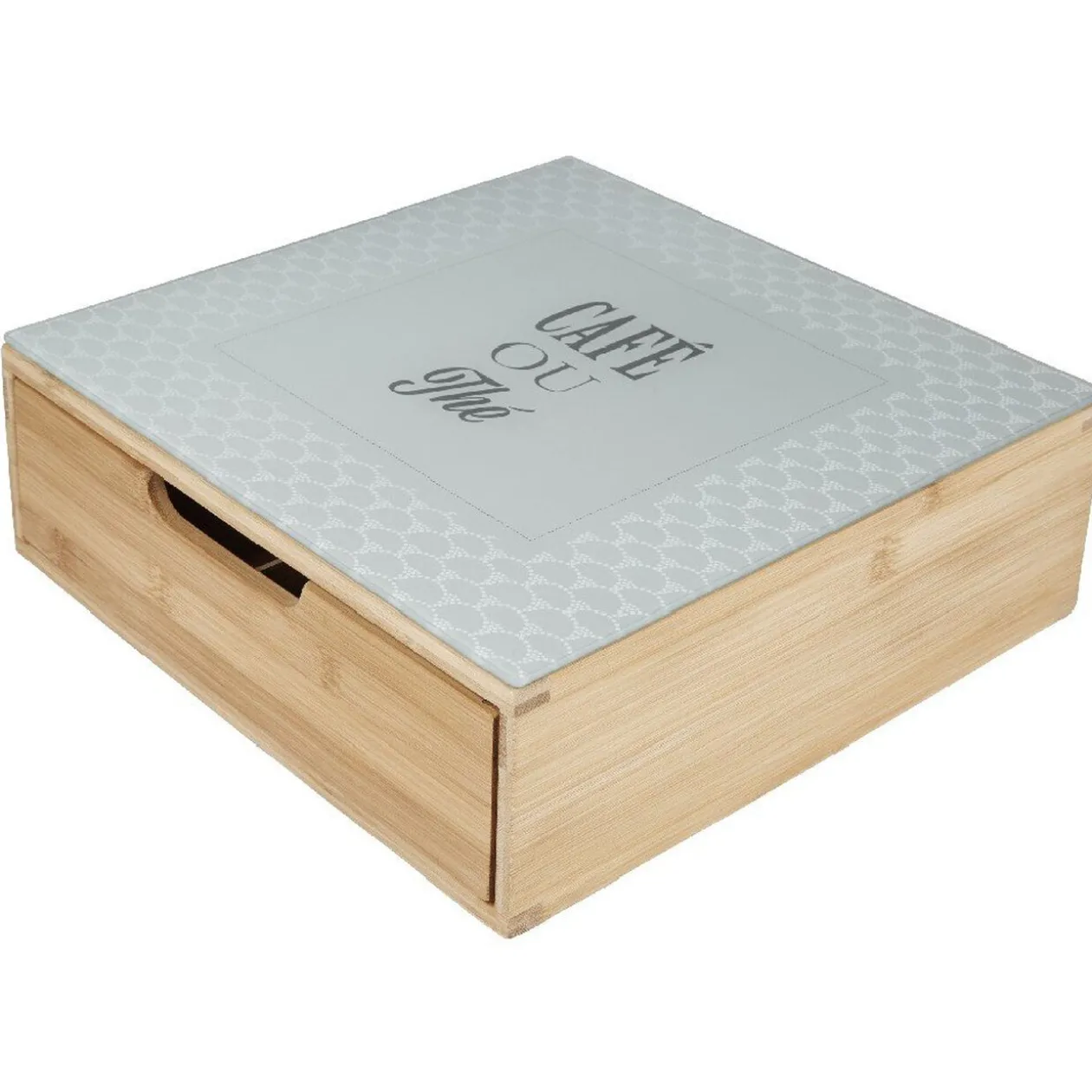 Tiroir toutes dosettes design "Café ou thé"