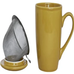 Tisanière avec couvercle et filtre amovible