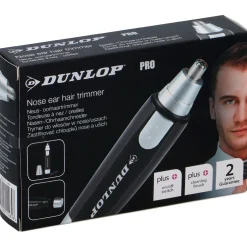 Tondeuse nez et oreilles Dunlop Pro grise et noire