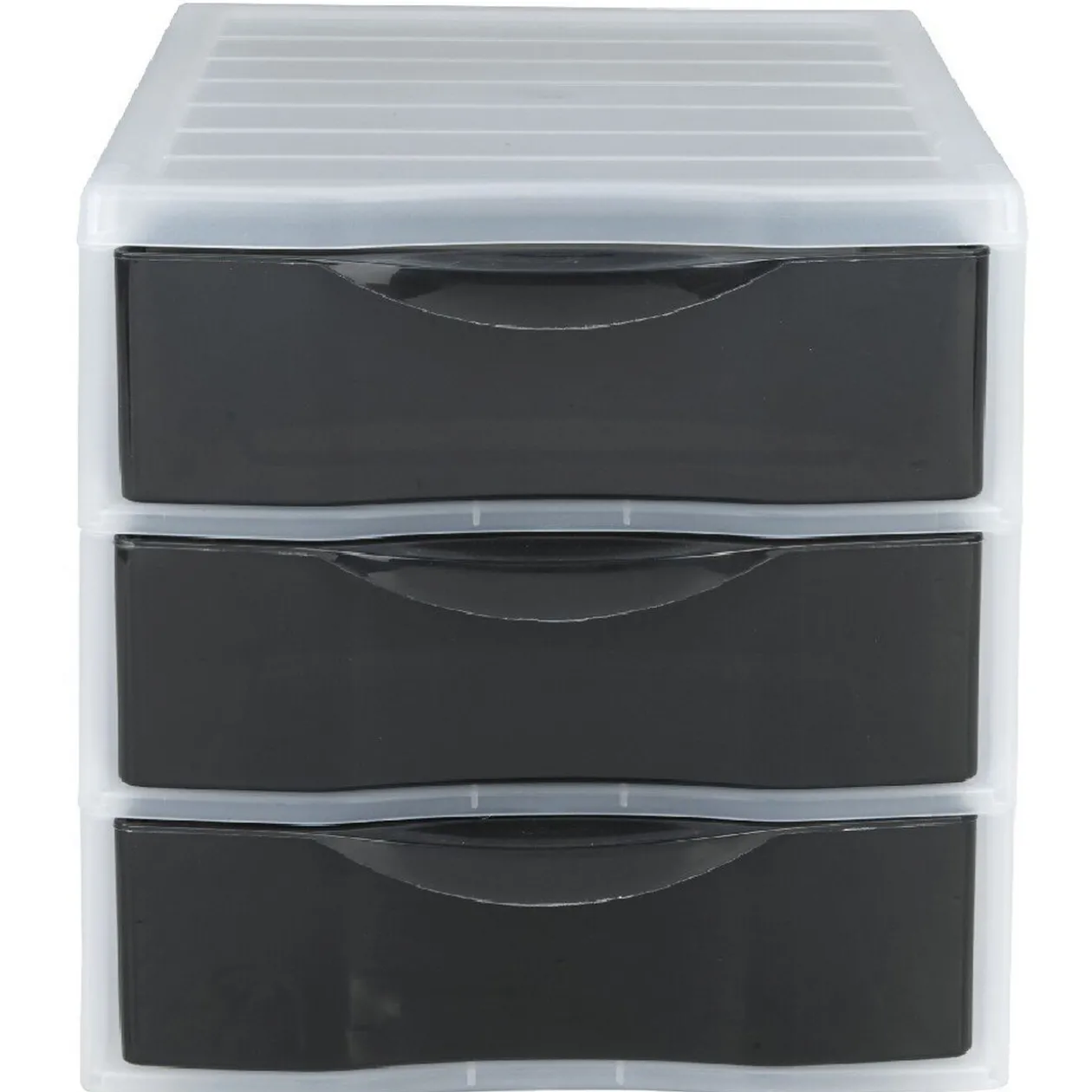 Tour 3 tiroirs A4 noir et blanc